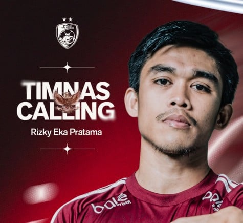 Winger PSM Makassar Rizky Eka Pratama Perdana Dipanggil Timnas Indonesia