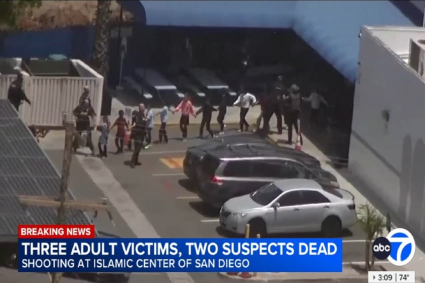Penembakan Guncang Masjid Terbesar San Diego AS, 5 Tewas, Termasuk 2 Tersangka