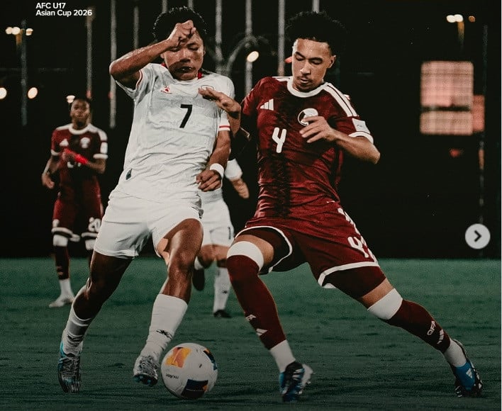Timnas Indonesia Dipukul Qatar 0-2 di Piala Asia U-17 2026