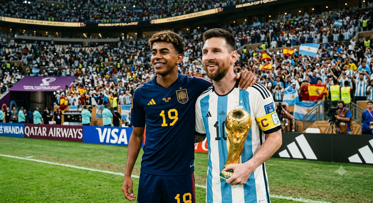 Dulu Digendong Messi, Kini Lamine Yamal Menantangnya di Final Piala Dunia 2026